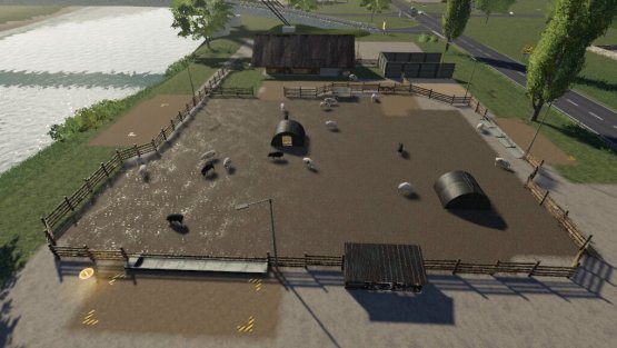 Мод «Big PigEnclosure» для Farming Simulator 2019