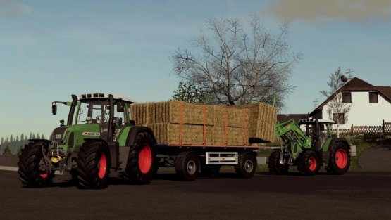 Мод «Bale Trailer Farming Agency» для Farming Simulator 2019