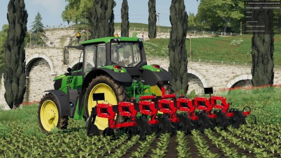 Мод «Razol Row crop cultivator 6 rows» для Farming Simulator 2019
