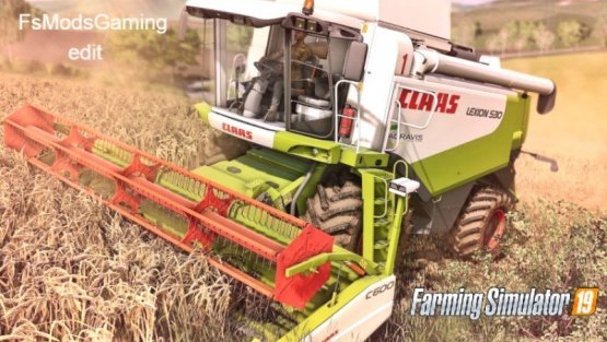 Мод  «Claas Lexion 500 Series» для Farming Simulator 2019