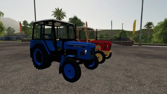 Мод «Zetor 6911 červený a modrý» для Farming Simulator 2019