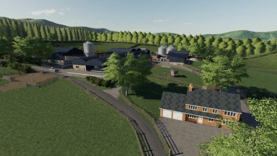 Карта «Newbrook Farm» для Farming Simulator 2019