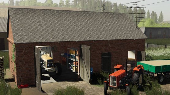 Мод «Farm Building With Granary» для Farming Simulator 2019
