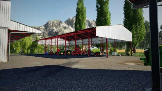 Мод «Legrand Agricultural Awning» для Farming Simulator 2019