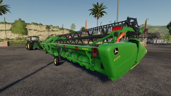 Мод «John Deere Draper 645 FD» для Farming Simulator 2019