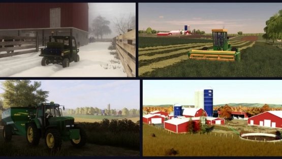Карта «Autumn Oaks: DFMEP» для Farming Simulator 2019