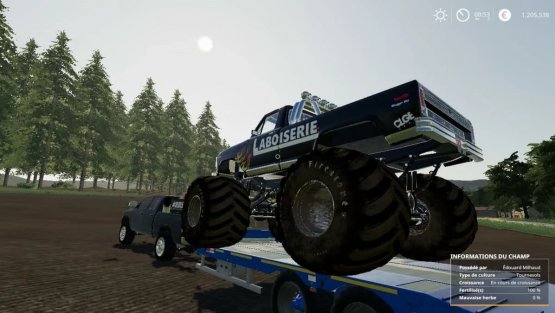 Мод «Monster Trucks Boiserie» для Farming Simulator 2019