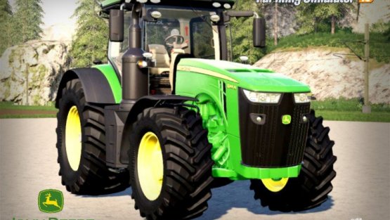 Мод «John Deere 8R Series» для Farming Simulator 2019