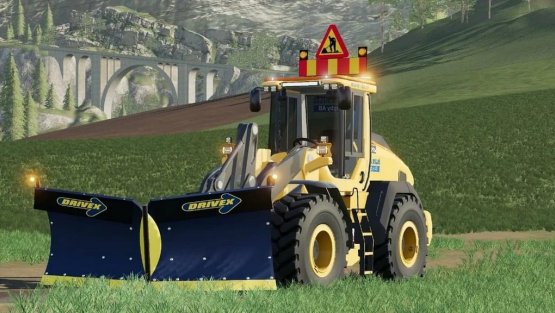 Мод «DriveX V Plow» для Farming Simulator 2019