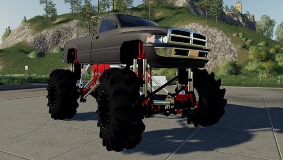 Мод «Dodge Second Gen Monster Truck» для Farming Simulator 2019
