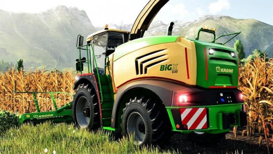 Мод «Krone BIG X» для Farming Simulator 2019