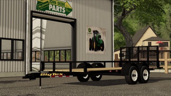 Мод «24FT Bumper Pull Bigtex Lawncare» для Farming Simulator 2019