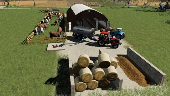 Мод «Arched Cowshed» для Farming Simulator 2019