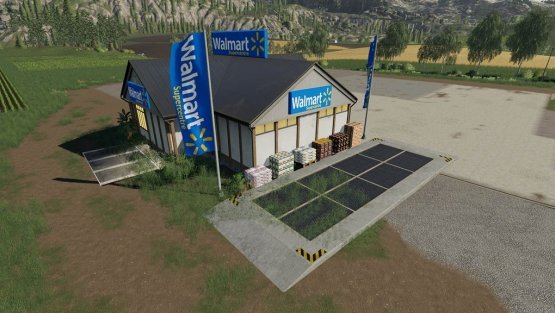 Мод «Supermarket Walmart» для Farming Simulator 2019