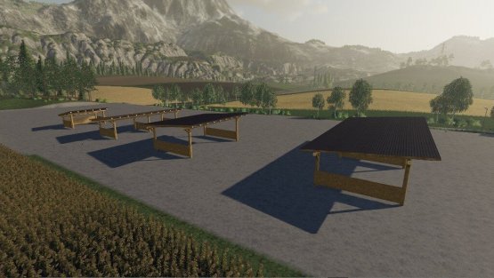 Мод «Log Sheds» для Farming Simulator 2019