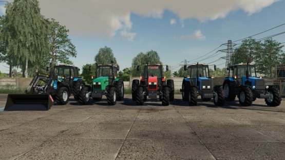 Мод «МТЗ 1221» для Farming Simulator 2019