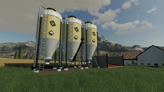 Мод «Large Capacity Steel Silos» для Farming Simulator 2019