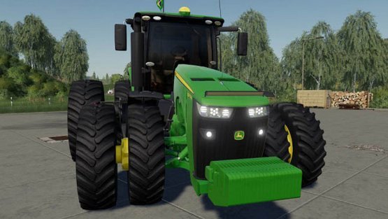 Мод «John Deere 8R Br Version 2018» для Farming Simulator 2019