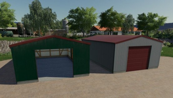 Мод «Hall With Gate» для Farming Simulator 2019