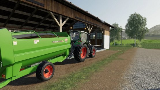 Мод «Kuhn Ra 142 Mixing Wagon» для Farming Simulator 2019