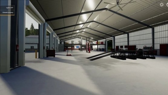 Мод «Ford Racing Garage» для Farming Simulator 2019