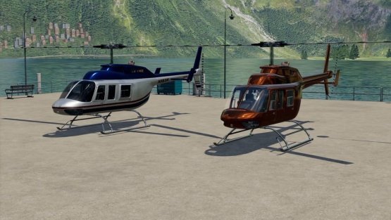 Мод «Bell 206L» для Farming Simulator 2019