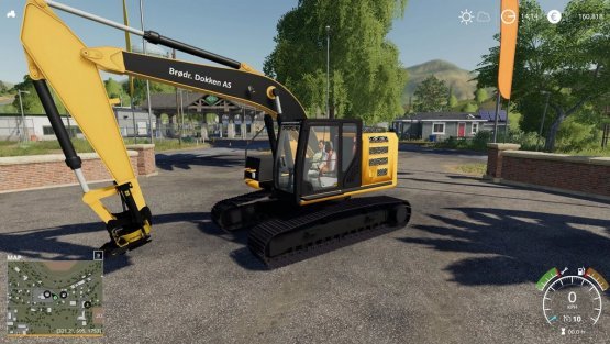 Мод «CAT 320EL» для Farming Simulator 2019