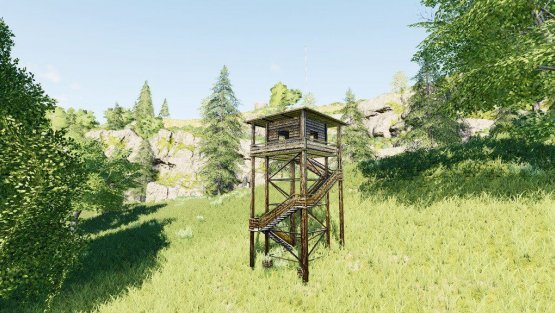 Мод «Wood Tower» для Farming Simulator 2019