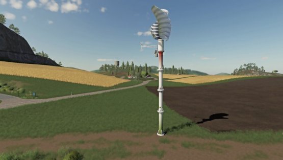 Мод «Vertical Wind Turbine Lizard H-15» для Farming Simulator 2019