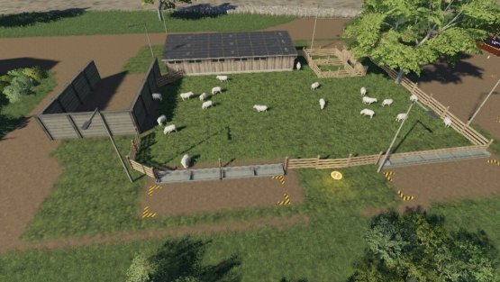 Мод «Sheep Husbandry With Straw And Manure» для Farming Simulator 2019