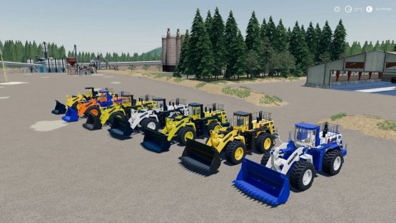 Мод «Komatsu WA-900 Mining Loader» для Farming Simulator 2019