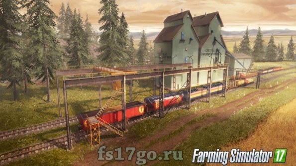 Обзор карты Goldcrest Valley для Farming Simulator 2017