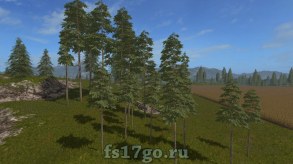 Деревья (сосны) для Farming Simulator 2017