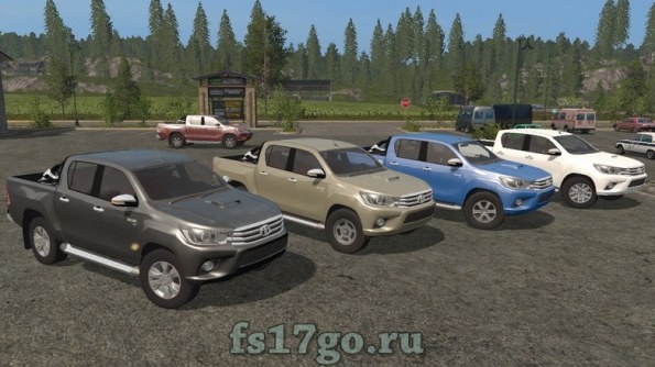 Мод Toyota Hilux для Farming Simulator 2017