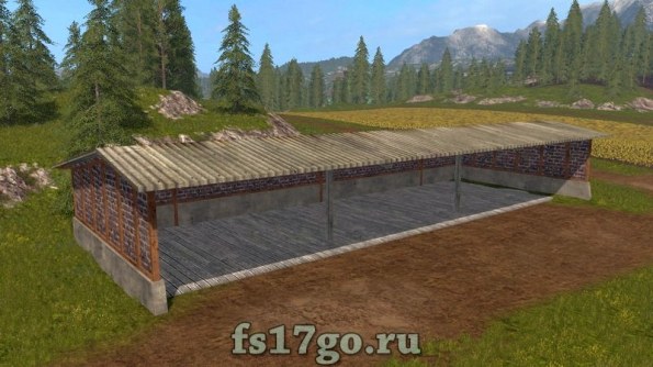 Размещаемый каменный навес для Farming Simulator 2017