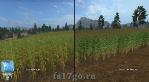 Текстуры кукурузы для Farming Simulator 2017