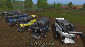 Многоцветный New Holland CR 10.90 для Farming Simulator 2017