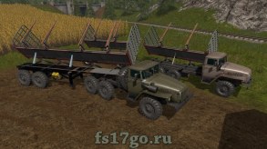 Лесовоз Урал для Farming Simulator 2017