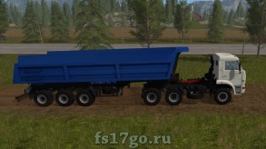 КамАЗ-65116 с прицепом для Фермер Симулятор 2017