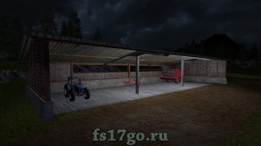 Размещаемый каменный навес для Farming Simulator 2017