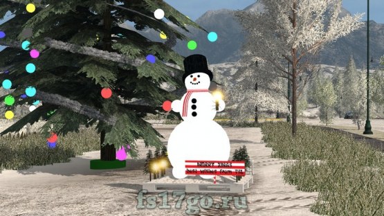Снеговик для Farming Simulator 2017