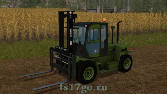 Мод погрузчик Clark C80D для Farming Simulator 2017