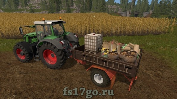 Мод прицеп-сервис Einachser для Farming Simulator 2017