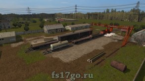 Карта Балдейкино для Farming Simulator 2017