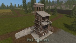 Хранилище древесной щепы для Farming Simulator 2017