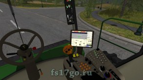 Мод John Deere W260 Валкователь для Farming Simulator 2017