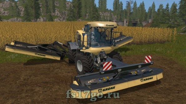 Мод косилка Krone Big M для Farming Simulator 2017