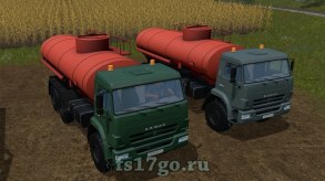 Мод КамАЗ Бензовоз для Farming Simulator 2017