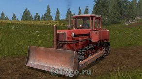 ДТ-75М с отвалом для Farming Simulator 2017