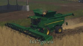 Комбайн John Deere S690i для Farming Simulator 2017